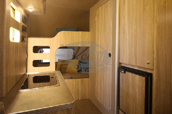 2020 Yapımı 2 Kişilik, Kiralık Çekme Karavan Arabasız #1012