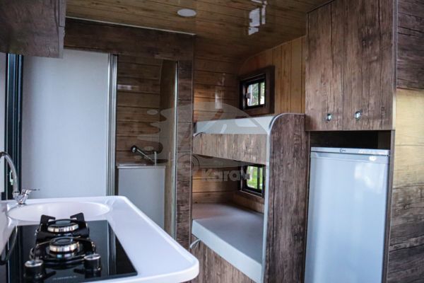 2021 Yapımı 4 Kişilik, Kiralık Çekme Karavan Arabasız #1046