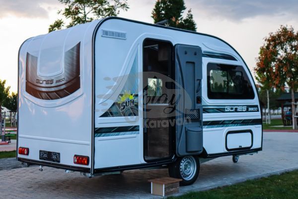 2021 Yapımı 4 Kişilik, Kiralık Çekme Karavan Arabasız #1046