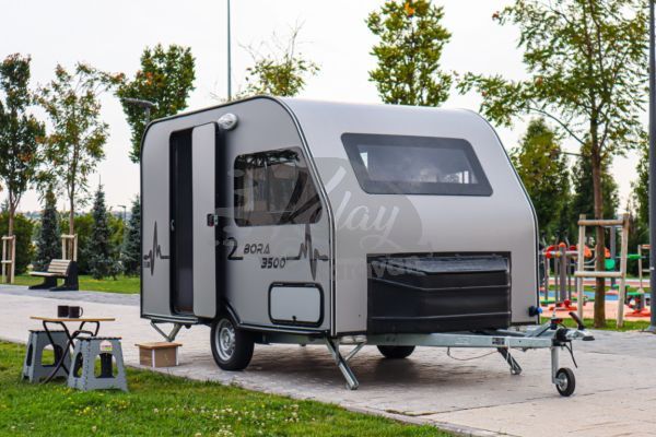 2021 Yapımı 4 Kişilik, Kiralık Çekme Karavan Arabasız #1047