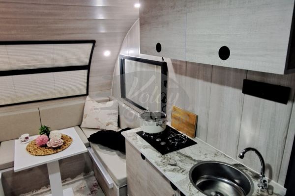 2024 Yapımı 4 Kişilik, Kiralık Çekme Karavan Arabasız #1583