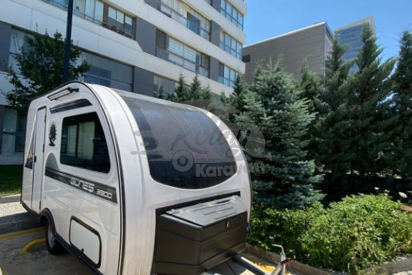 2022 Yapımı 4 Kişilik, Kiralık Çekme Karavan Arabasız #1614