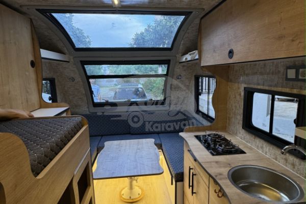 2023 Yapımı 4 Kişilik, Kiralık Çekme Karavan Arabasız #1625