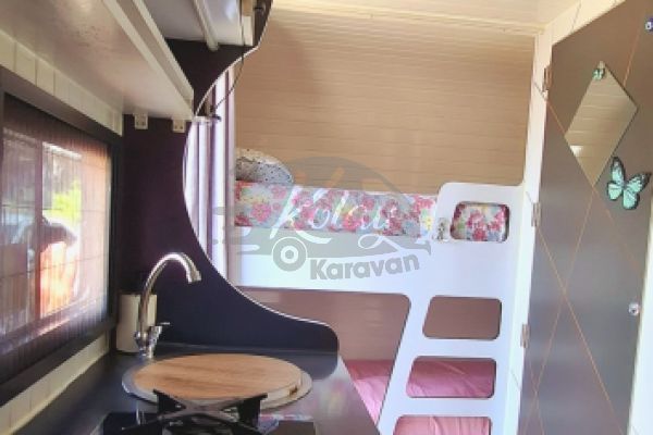 2024 Yapımı 4 Kişilik, Kiralık Çekme Karavan Arabasız #1661