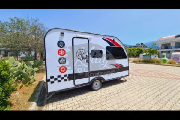 2024 Yapımı 4 Kişilik, Kiralık Çekme Karavan Arabasız #1661