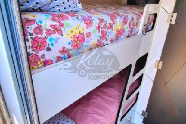 2024 Yapımı 4 Kişilik, Kiralık Çekme Karavan Arabasız #1661