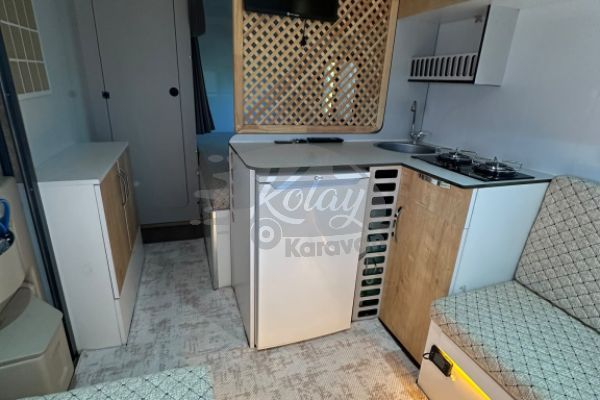 2025 Yapımı 4 Kişilik, Kiralık Çekme Karavan Arabasız #1725